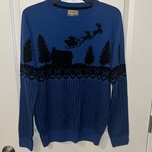 Threadbare Denim Corps. Christmas Santa Sweater, Size L